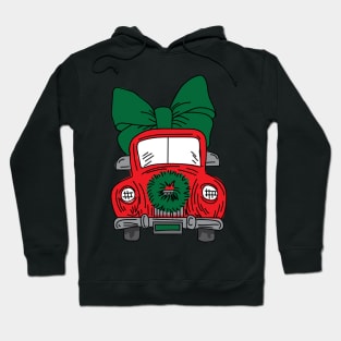 Old Fashion Vehicle - Christmas Hoodie